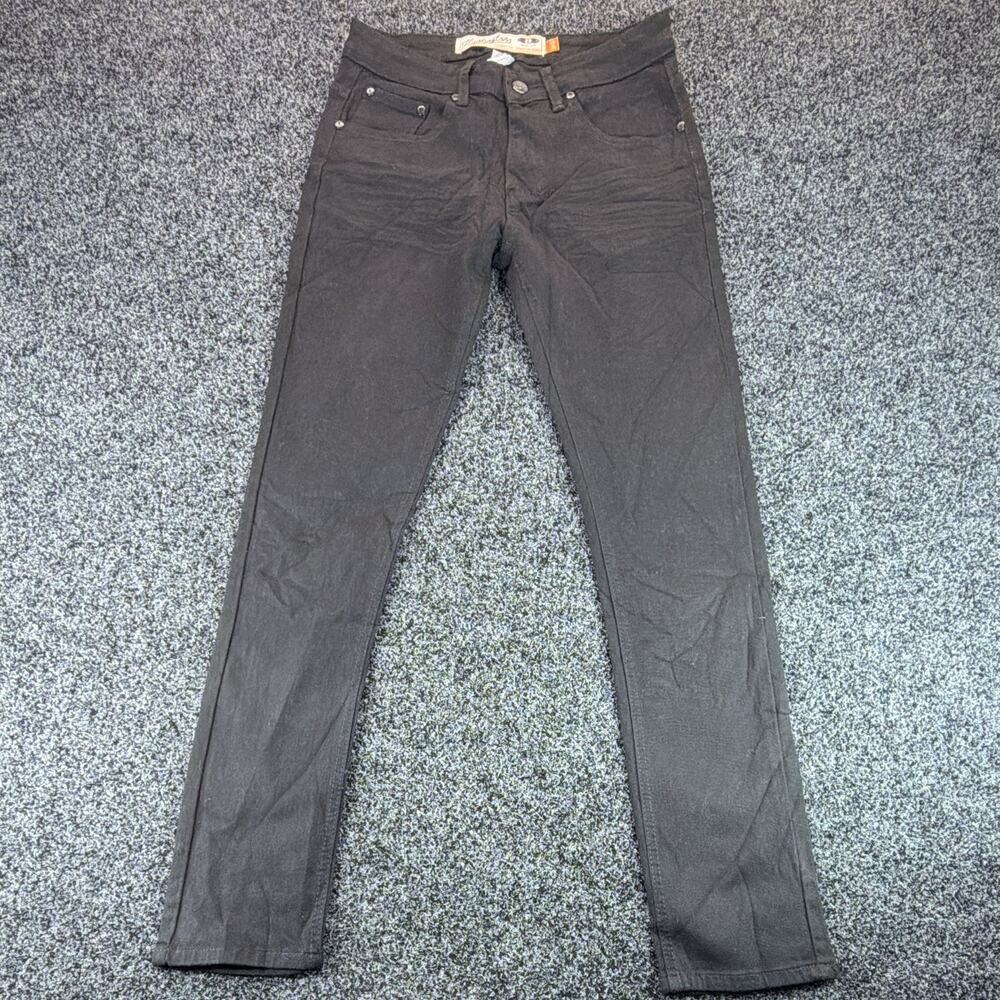 Huntington Beach Club Men’s Skinny Fit Jeans 28x30 Black Stretch Denim